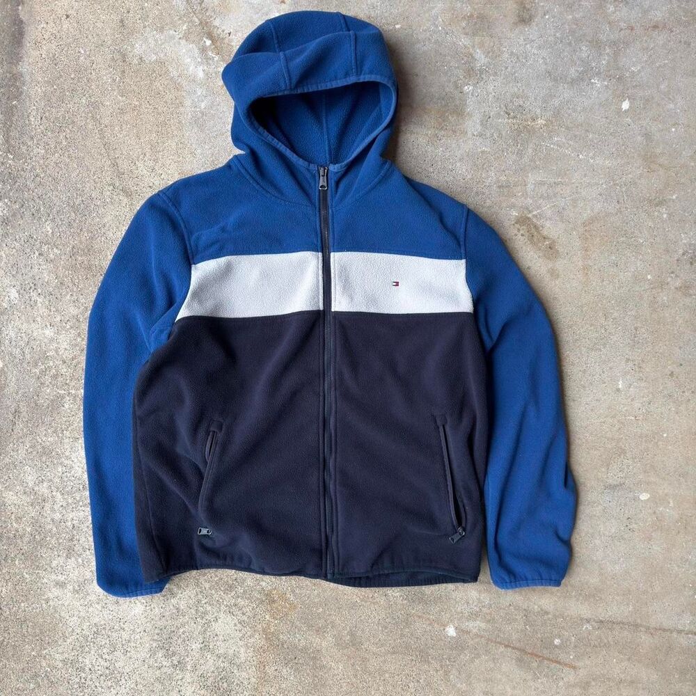 Tommy-hilfiger Men's Blue and Navy Hoodie